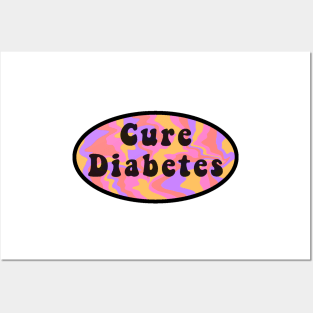 Cure Diabetes Retro Posters and Art